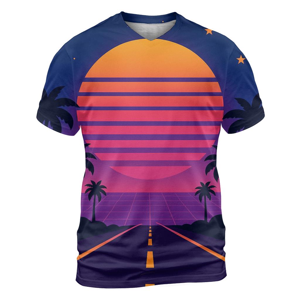 Digital Sunset Highway personalized full print shirts