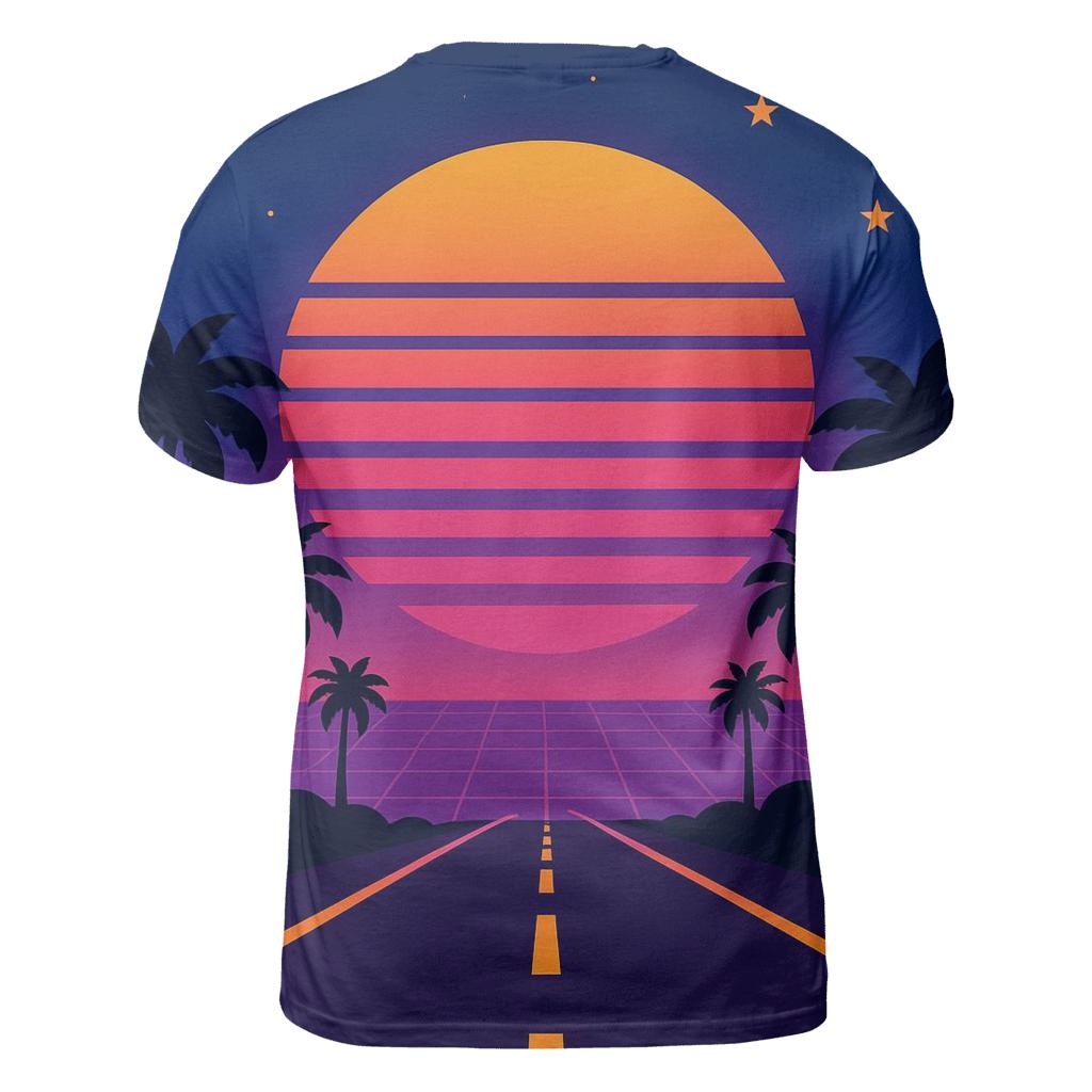 Digital Sunset Highway personalized full print shirts