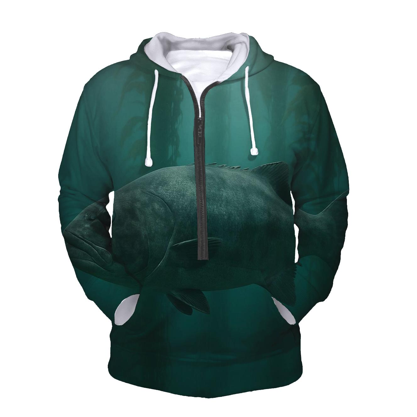 Kelp Forest Patrol Giant Sea Bass hoodie trends