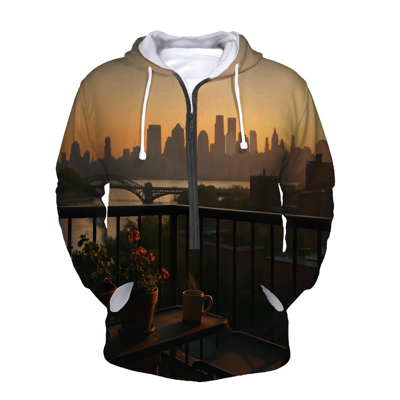 Sunrise From A Bronx High Rise Balcony hoodie trends