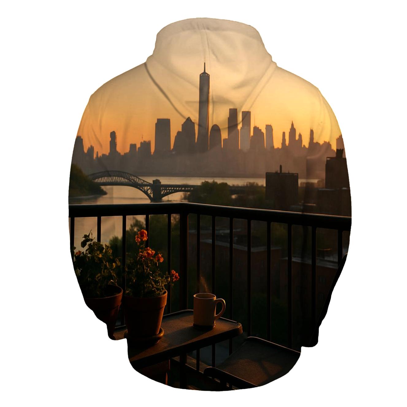 Sunrise From A Bronx High Rise Balcony hoodie trends