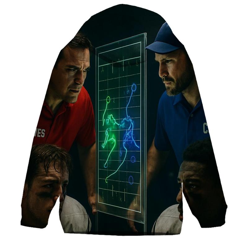 Halftime Strategy War Room printed hoodies