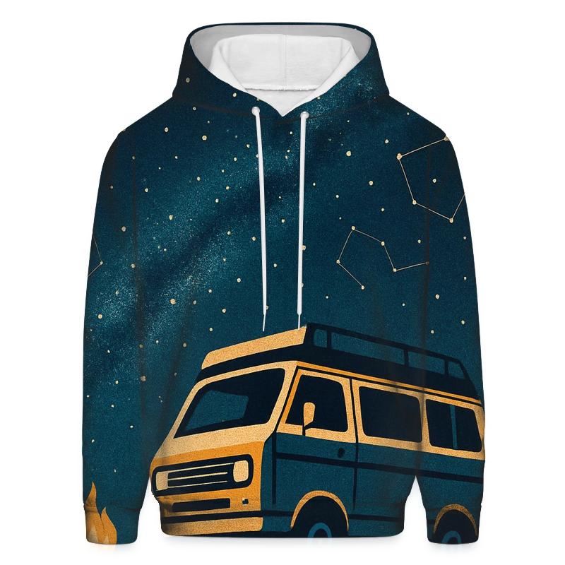 Stargazer Camper Van Night hoodie designs