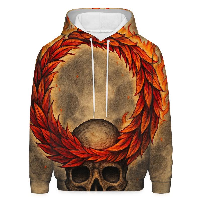 Phoenix Feather Ouroboros Crown lightweight hoodies