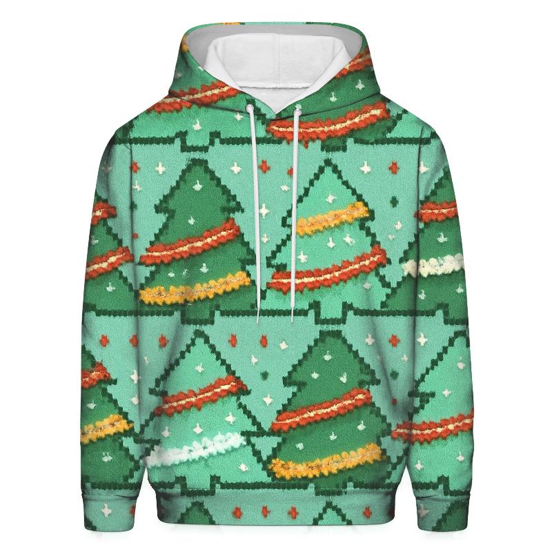 Tacky Tinsel Forest Bands Design graphic hoodies