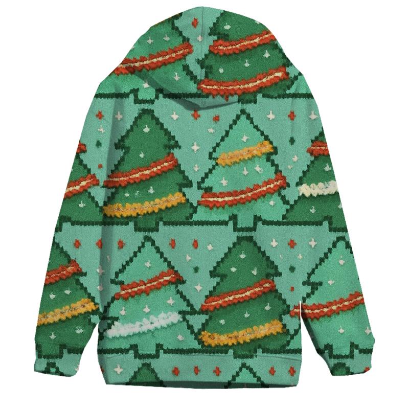 Tacky Tinsel Forest Bands Design graphic hoodies