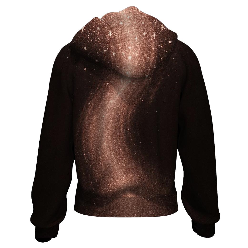 Celestial Glitter Cascade custom hoodies