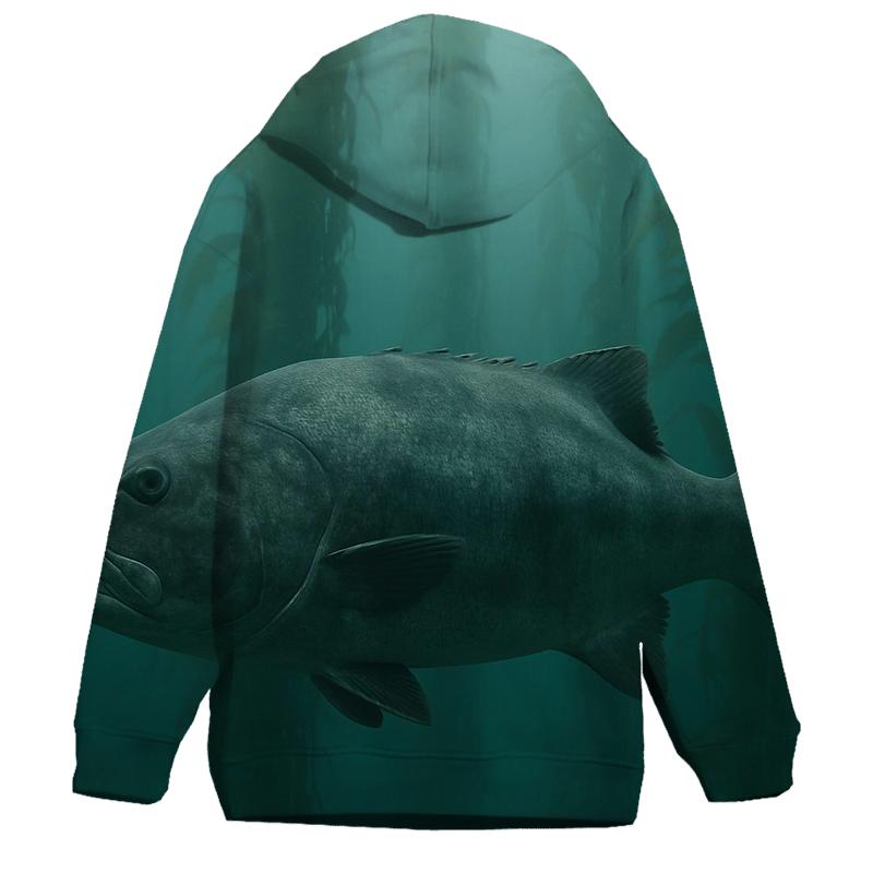 Kelp Forest Patrol Giant Sea Bass pullover hoodies