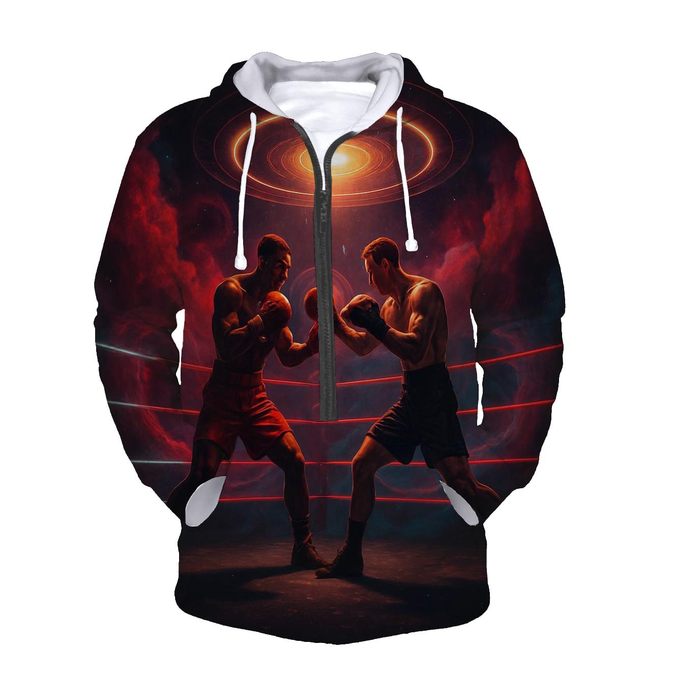 Nebula Boxing Arena graphic hoodies