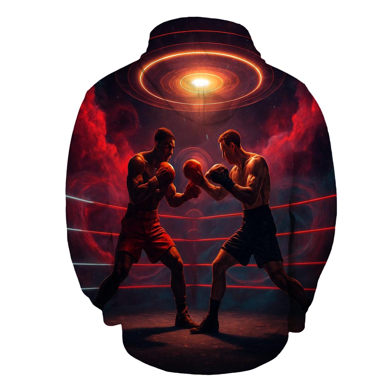 Nebula Boxing Arena graphic hoodies