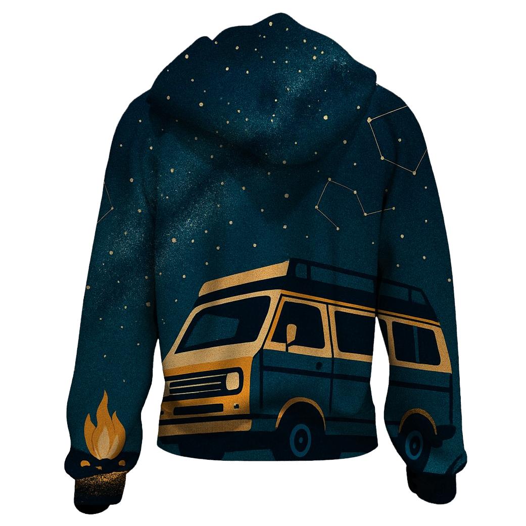 Stargazer Camper Van Night designer hoodies