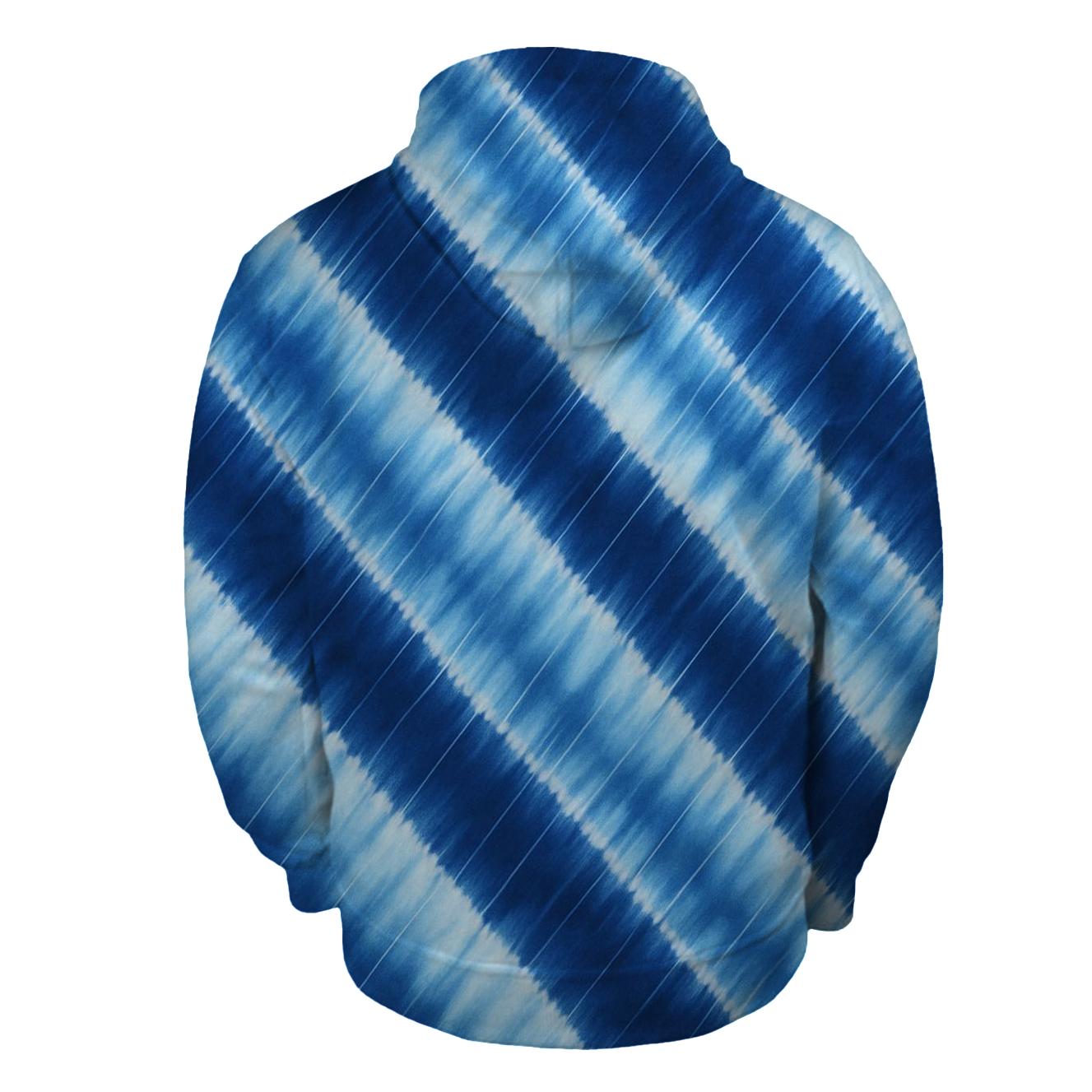 Indigo Arashi Wind Diagonals hoodie designs