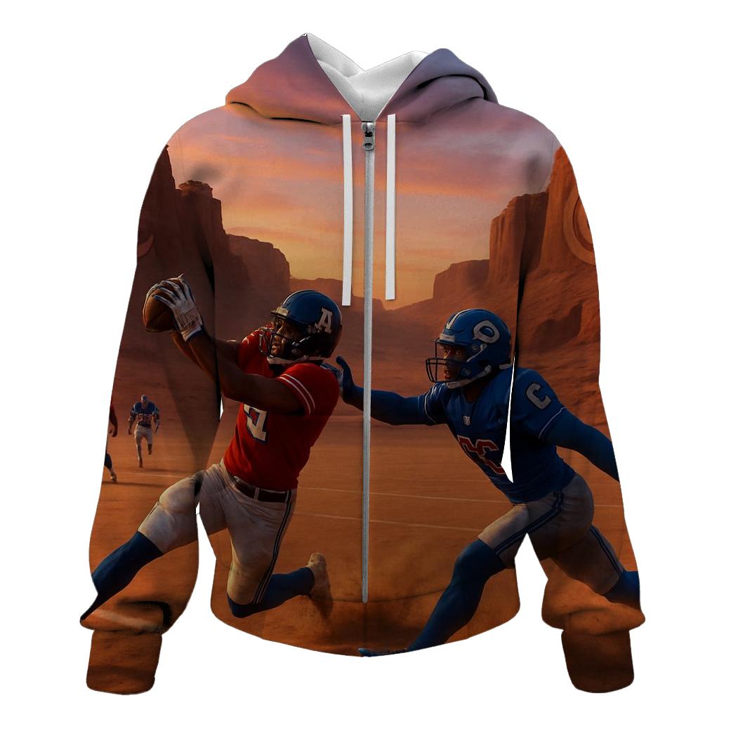 Desert Dusk Neutral Field Duel premium hoodies