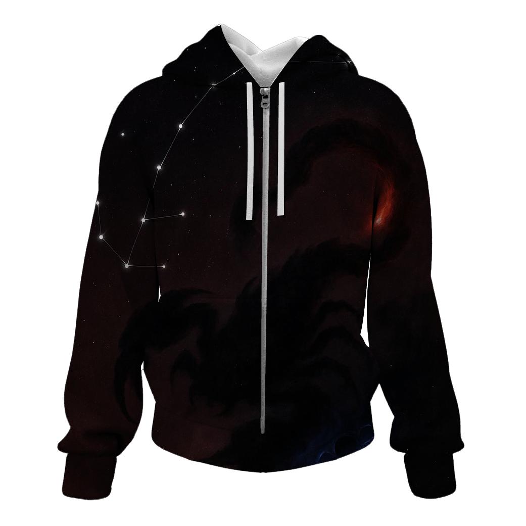 Scorpio Nebula Shadow Serpent lightweight hoodies