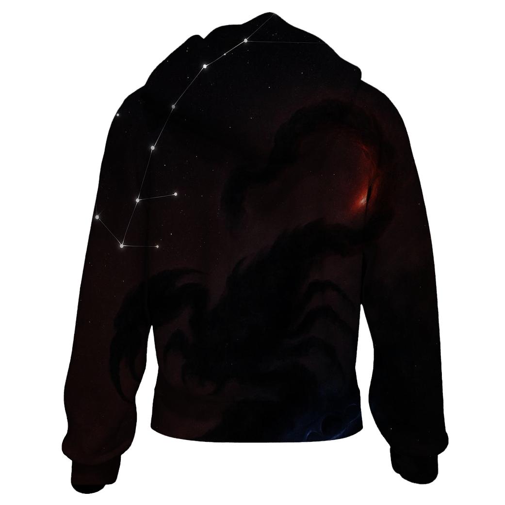 Scorpio Nebula Shadow Serpent lightweight hoodies
