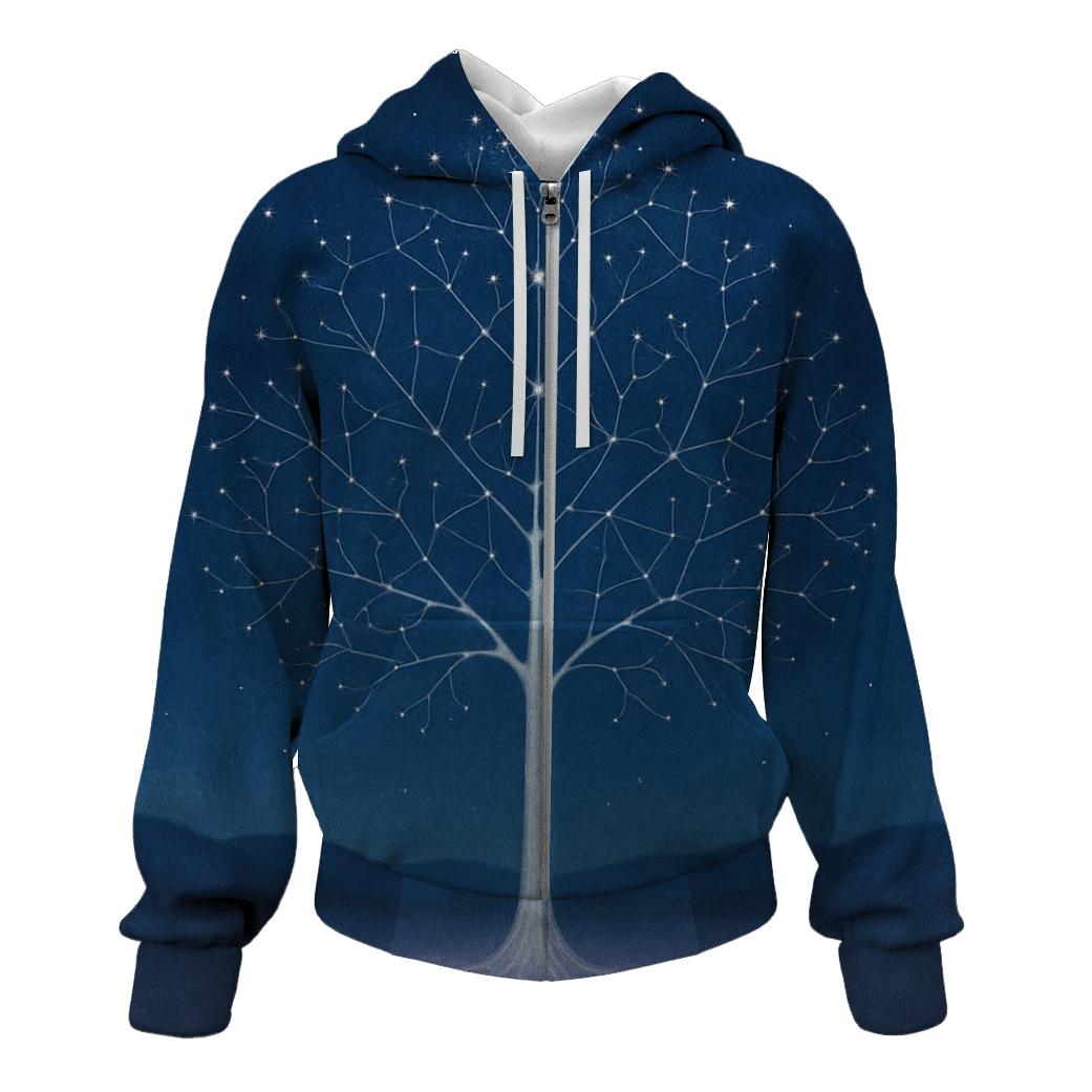 Gentle Constellation Tree hoodie trends