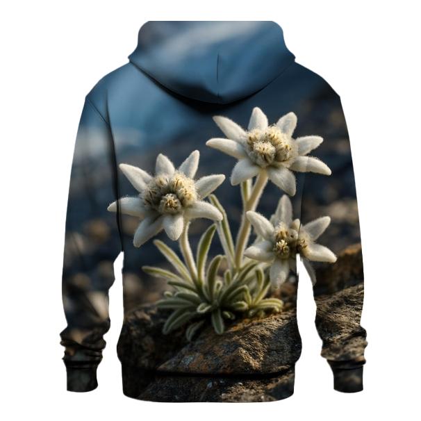 Alpine Edelweiss At The Glacier Edge hoodie designs