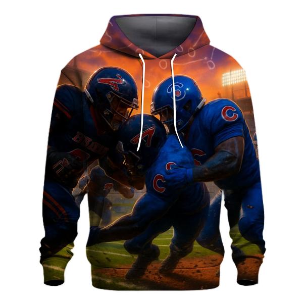 Gridiron Clash At Wrigley Nightfall hoodie styles