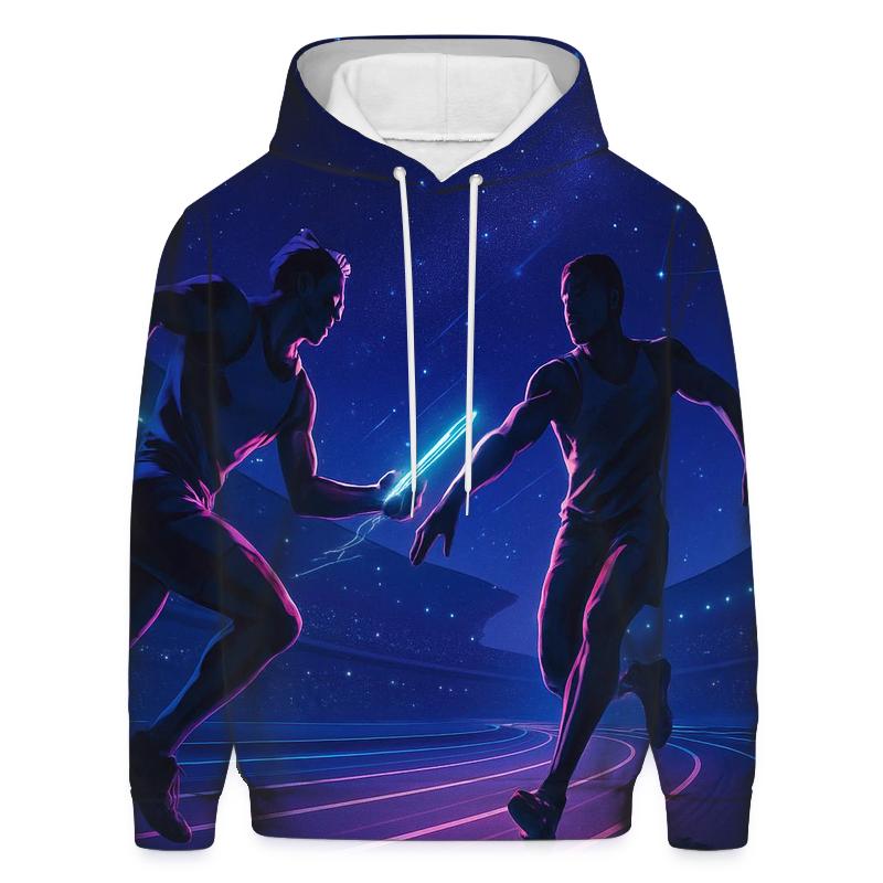 Cosmic Sprint Relay zip-up hoodies