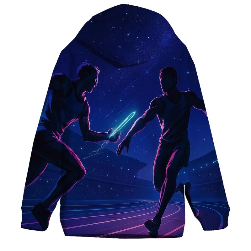Cosmic Sprint Relay zip-up hoodies