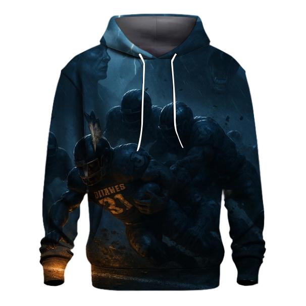 Thunderstorm Goal Line Stand heavyweight hoodies