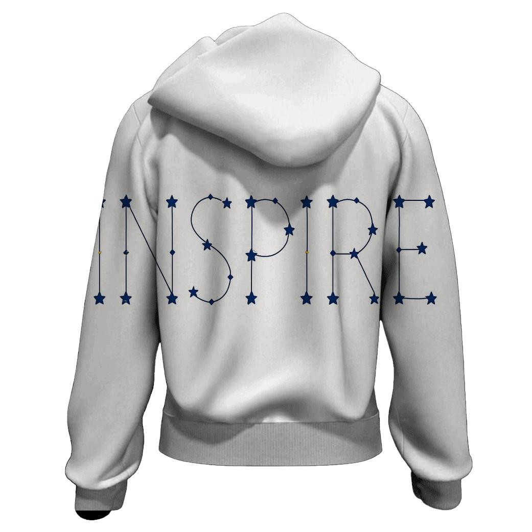 Minimal Constellation Typography printed hoodies