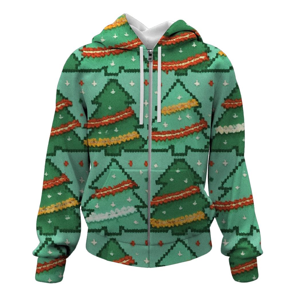 Tacky Tinsel Forest Bands Design hoodie styles
