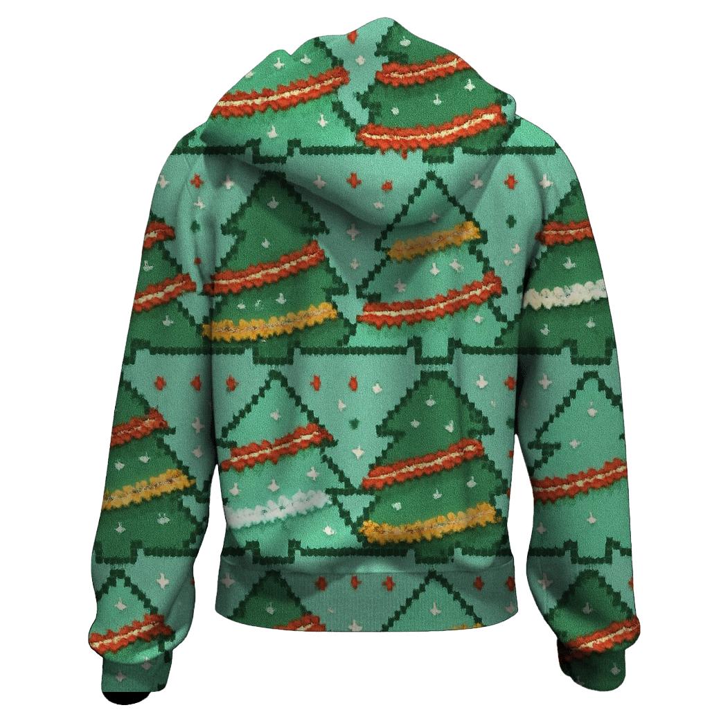 Tacky Tinsel Forest Bands Design hoodie styles