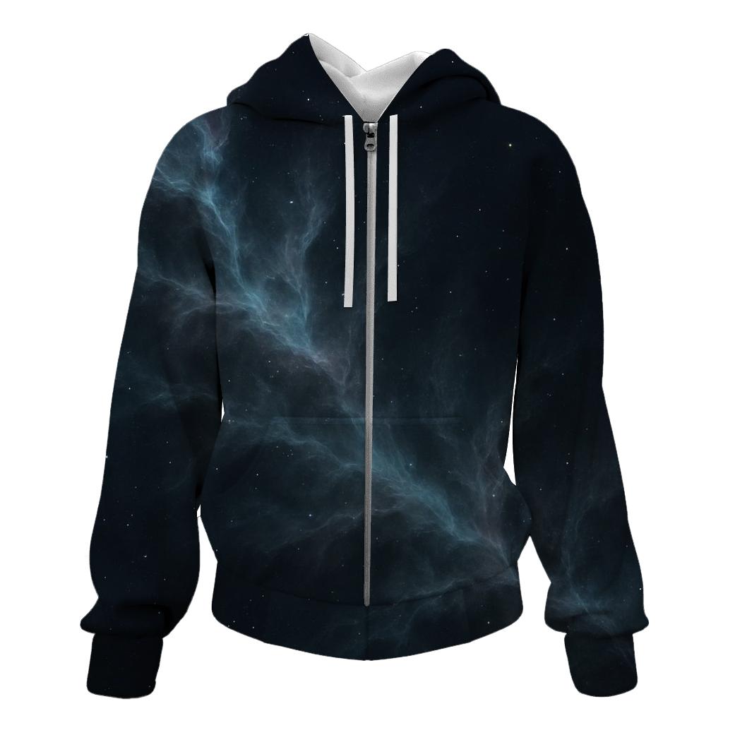 Nebula Filament River Delta zip-up hoodies