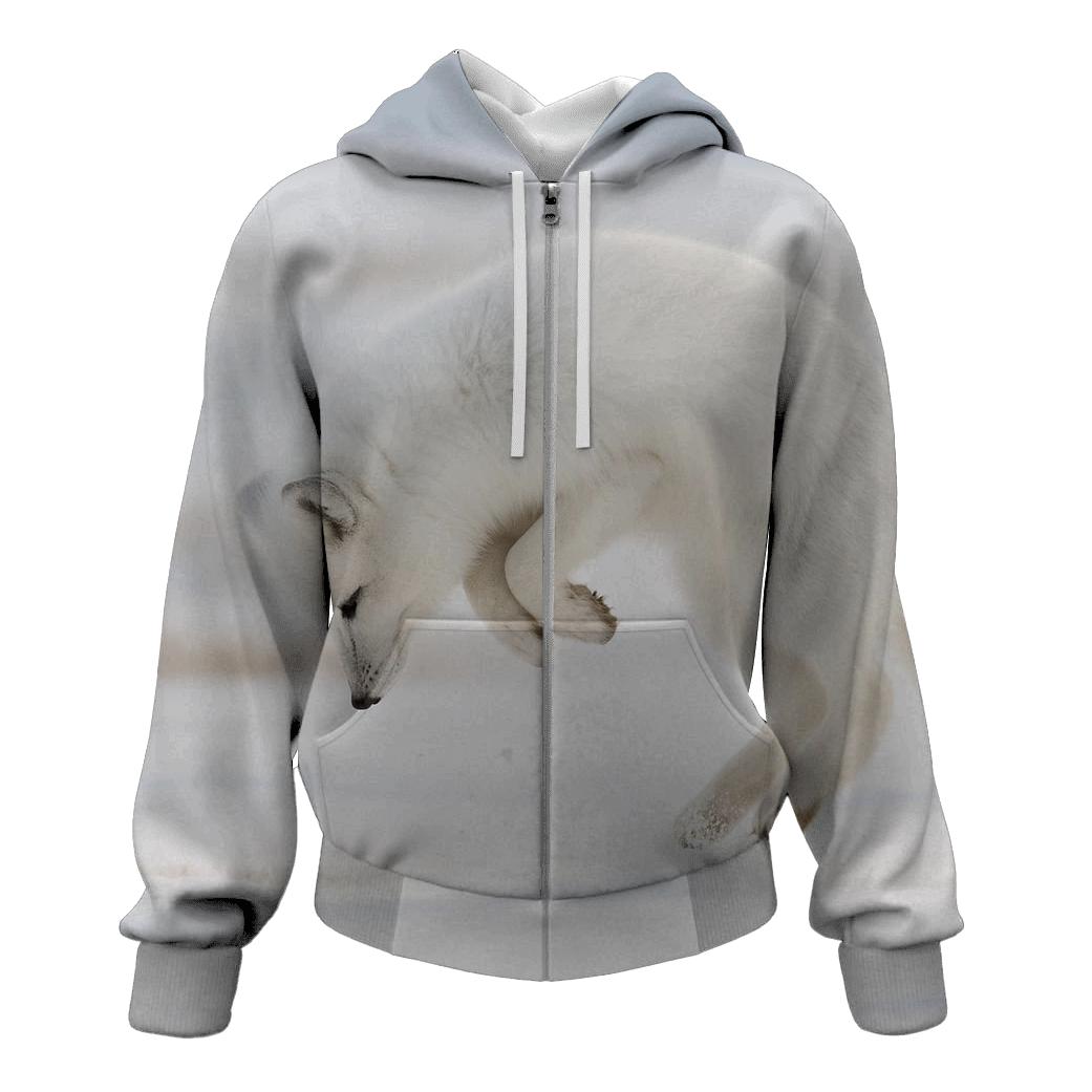 Tundra Vault Arctic Fox Leap hoodie designs