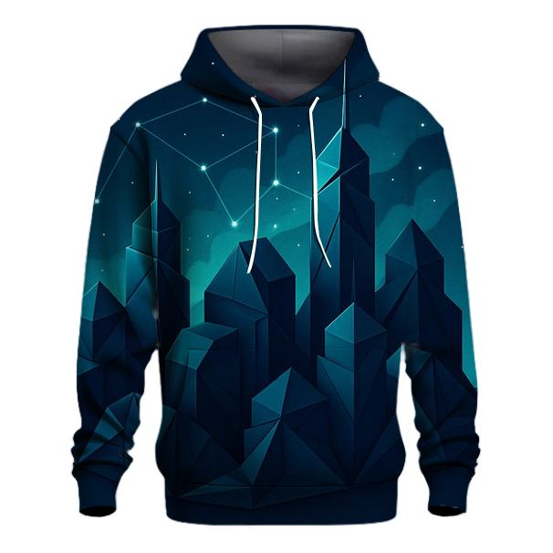 Cosmic Origami Cityscape hoodie designs