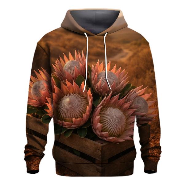 Protea Harvest On South African Hillside pullover hoodies