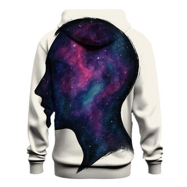 Nebula Ink Brush Portrait hoodie trends