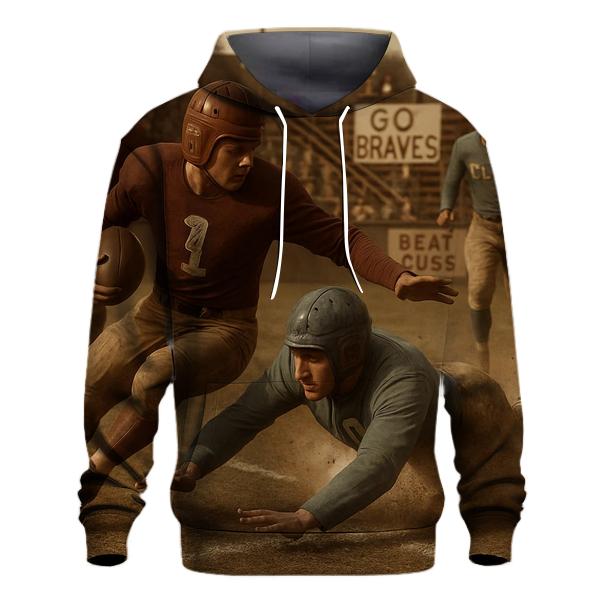 Retro Leather Helmet Showdown hoodies fashion