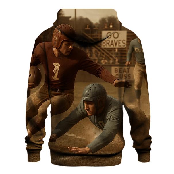 Retro Leather Helmet Showdown hoodies fashion