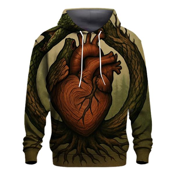 Forest Heart Rooted Ouroboros custom hoodies