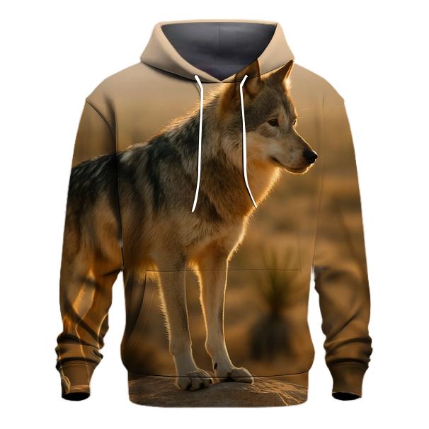 Mexican Wolf In Desert Golden Hour hoodie styles