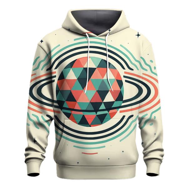 Geometric Saturn Soundwaves hoodie designs