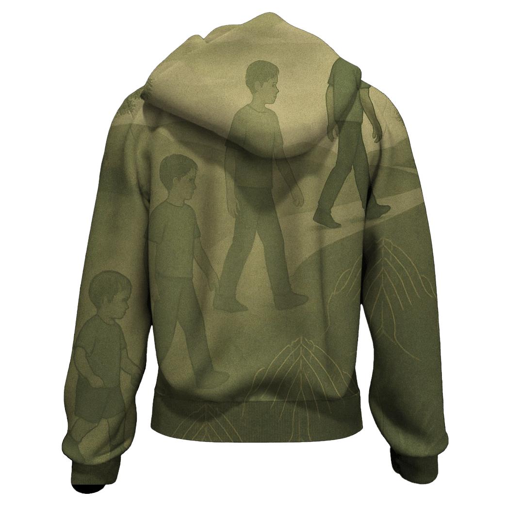 Her Silent Prayers Beneath Your Every Step premium hoodies