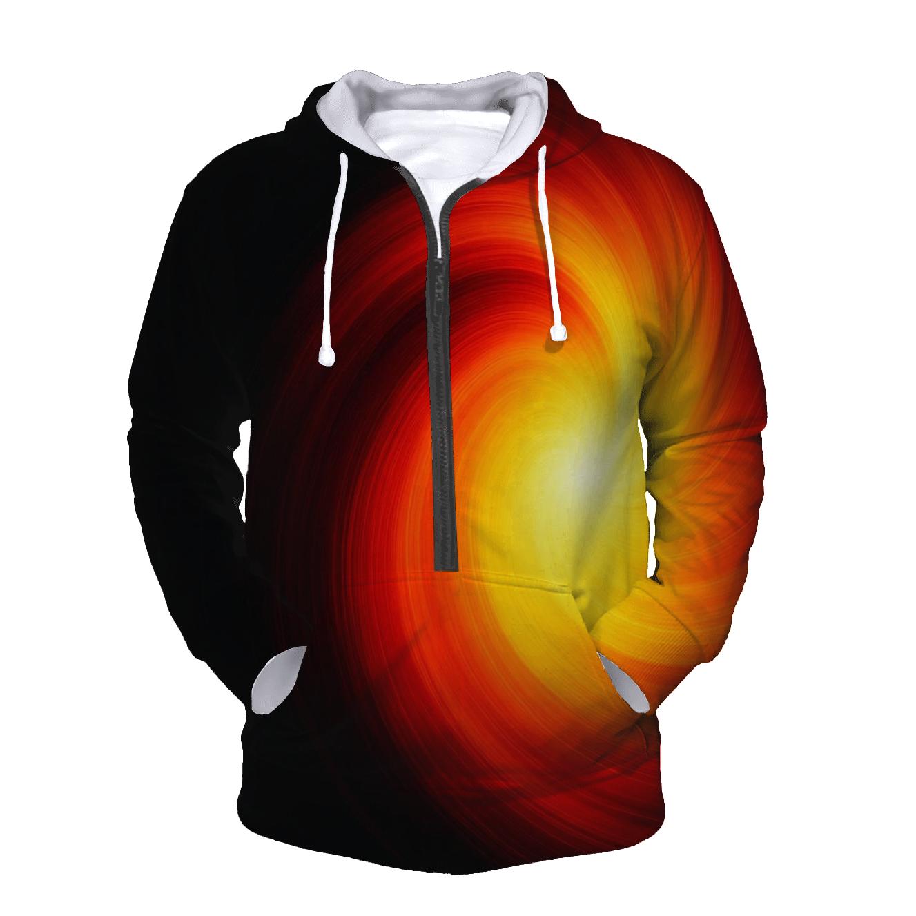 Solar Flare Sweep graphic hoodies