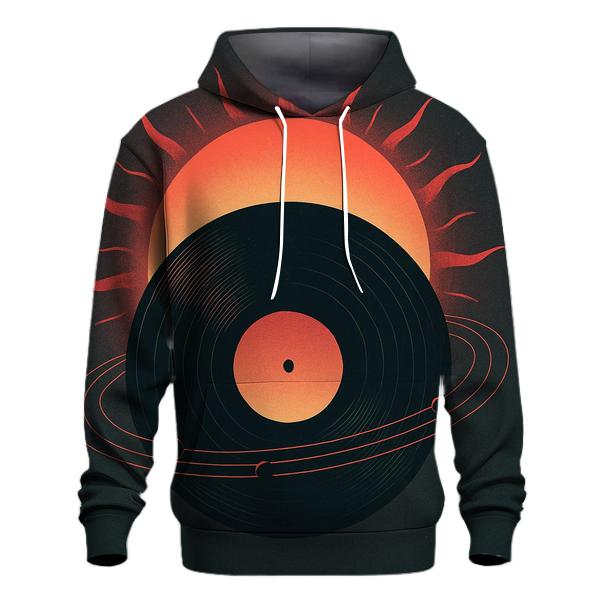 Celestial Vinyl Eclipse premium hoodies