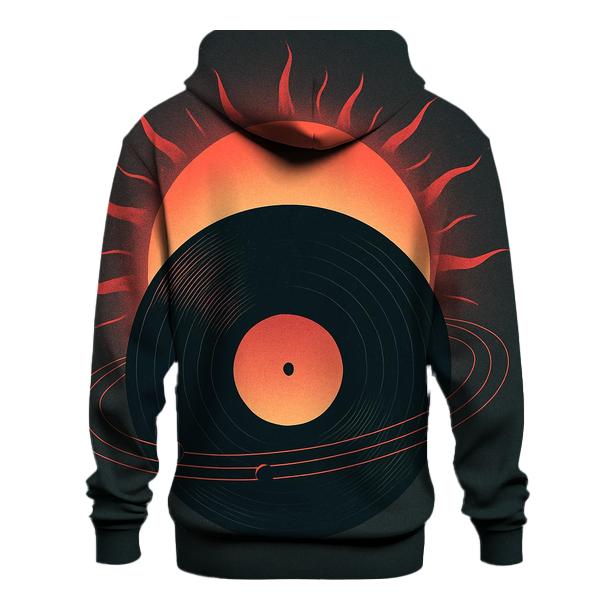Celestial Vinyl Eclipse premium hoodies