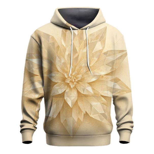 Champagne Crystal Bloom embroidered hoodies