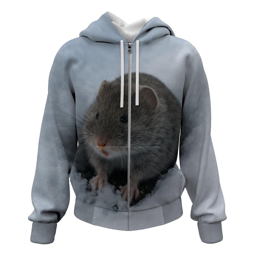 Snowfield Dig Mountain Vole pullover hoodies