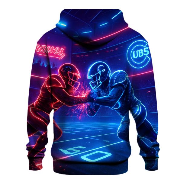 Midnight Indoor Laser Gridiron designer hoodies