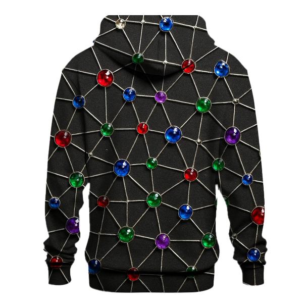 Cosmic Gem Lattice hoodie trends