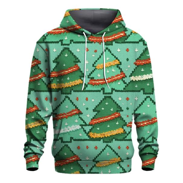 Tacky Tinsel Forest Bands Design custom hoodies