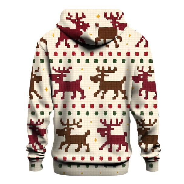 Reindeer Polka March Design designer hoodies