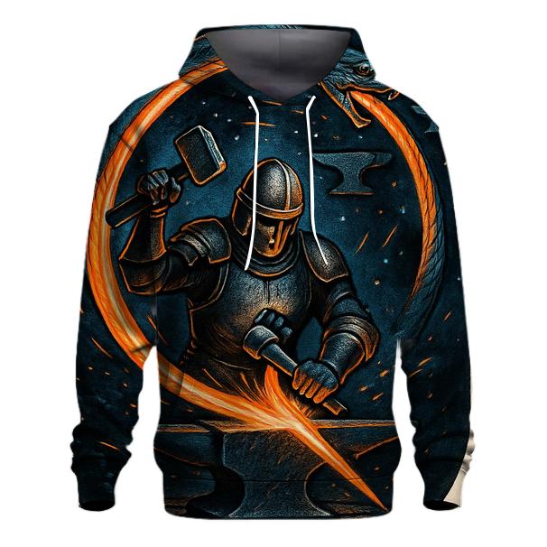 Starforged Warrior Ouroboros Blade zip-up hoodies