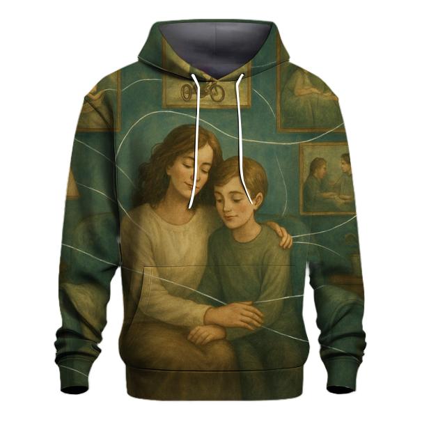 Threads Of Comfort Woven Through Every Year graphic hoodies